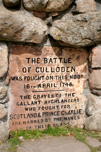 Battle of Culloden Sign