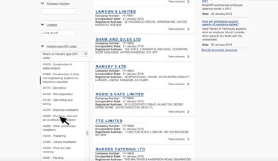 How to search The Gazette company profiles